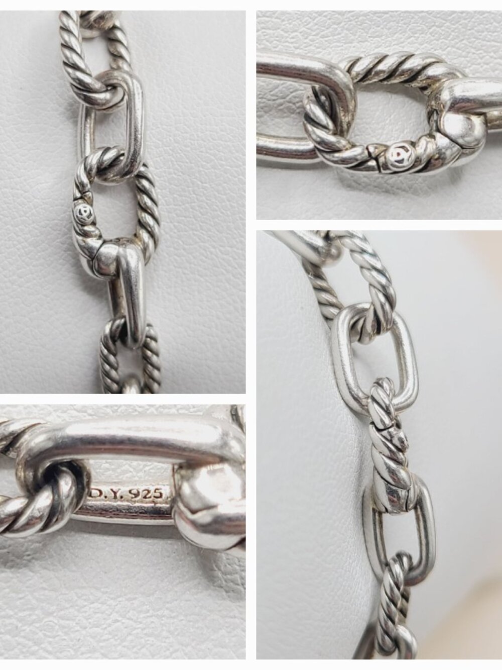 David Yurman Madison Chain Necklace w/ Pearls - 36" - RARE - Picture 15 of 15